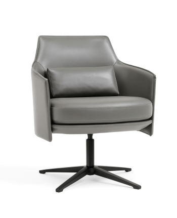 FOTOLIU NOF-1700 MICROFIBRA GRI CU PICIOR METALIC NEGRU