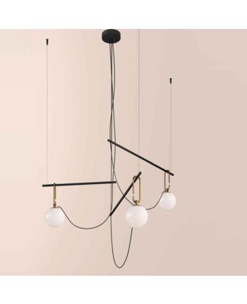 CORP DE ILUMINAT PE FIR VALUA P3 NEGRU - GLOB ALB