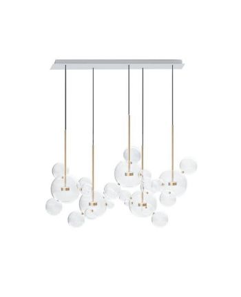 CORP DE ILUMINAT SUSPENDAT BOL 5B AURIU - STICLA TRANSPARENTA