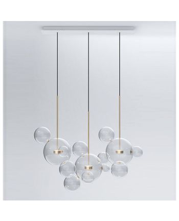 CORP DE ILUMINAT SUSPENDAT BOL 3B AURIU - STICLA TRANSPARENTA