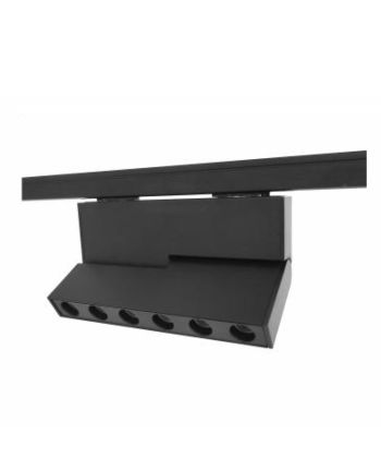 SPOT LINIAR 1506 6W 16CM NEGRU - TITAN MAGNETIC 5MM