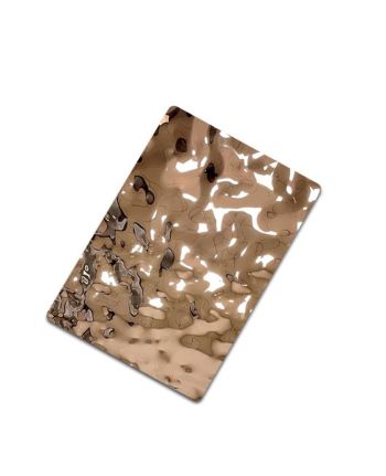 PANOU DECORATIV AVEENA 8MM 120 X 240 CM - EFECT APA CUPRU