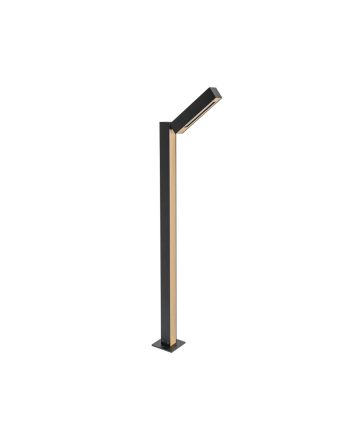 BOLARD DE EXTERIOR 224 H91CM NEGRU IP65 6W 3000K