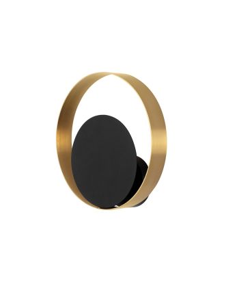 LAMPA DE PERETE CAREO AURIU + NEGRU