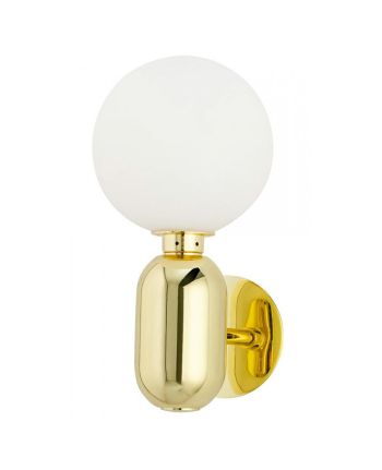 LAMPA DE PERETE POLIS DIA 14CM - GLOB STICLA ALBA