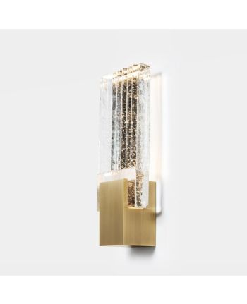 LAMPA DE PERETE IVONE AURIU + STICLA TRANSPARENTA