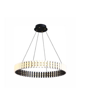 CORP DE ILUMINAT PE FIR EDITH 80 CM - NEGRU + ALB