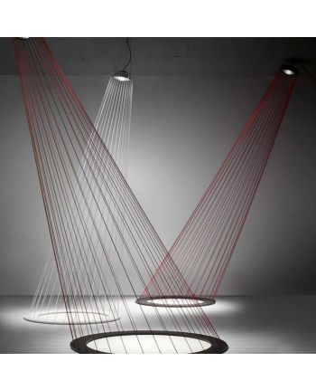 CORP DE ILUMINAT PE FIR FLARE B NEGRU