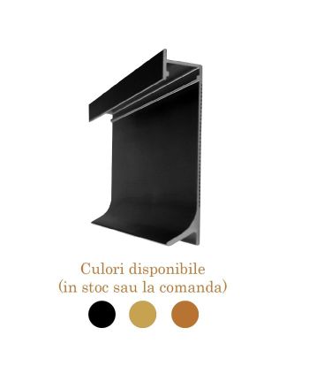 PROFIL ALUMINIU BANDA LED PLINTA 750 AVEENA 8MM