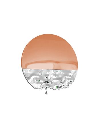 DECORATIUNE DE PERETE DRIPPLE 72 CM ROZE-GOLD + ARGINTIU