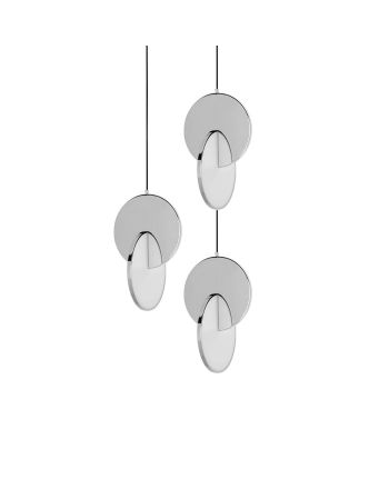 CORP DE ILUMINAT PE FIR AVIS LIGHT 3 - ALB + CROM