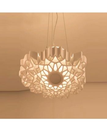 CORP DE ILUMINAT PE FIR ALVEO DIA 65CM ALB