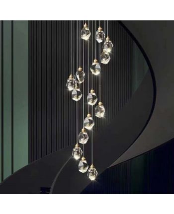 CORP DE ILUMINAT PE FIR AMARILLO R15 TRANSPARENT + AURIU