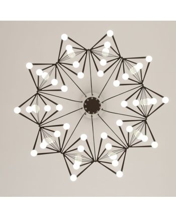 PLAFONIERA ANGUS CAFENIU-GLOB ALB