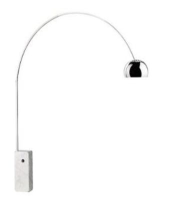 LAMPA DE PODEA ARC FLOOR LAMP ALB