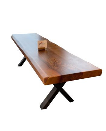 BANCHETA TIMBER 160 CM - LEMN NUC MASIV