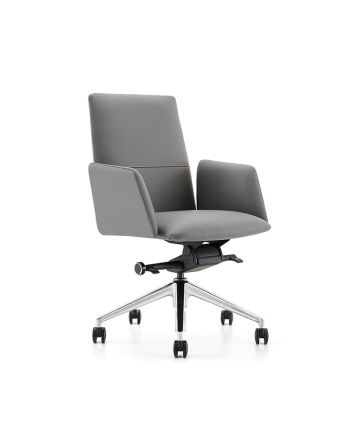 SCAUN BIROU PREMIUM C03 MICRO-PIELE GRI