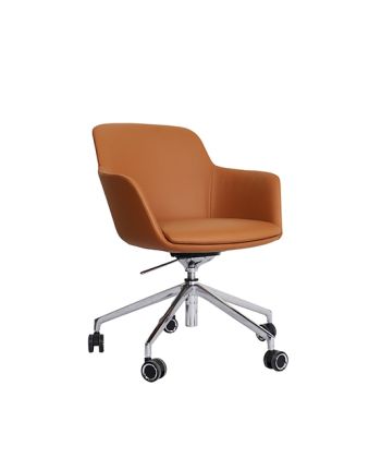 SCAUN BIROU PREMIUM C04 MICRO-PIELE MARO