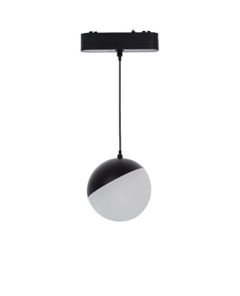 REFLECTOR PENDUL SFERA BL-10W NEGRU+ALB 3000K - MAGNETIC ULTRA SLIM