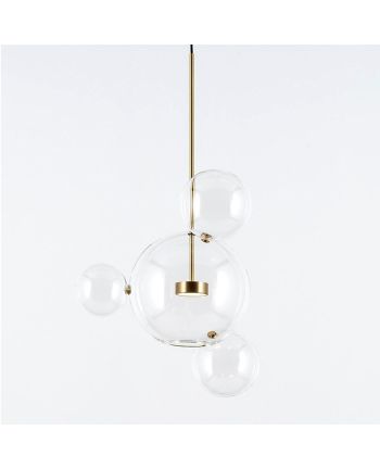 CORP DE ILUMINAT SUSPENDAT BOL 1A AURIU - STICLA TRANSPARENTA