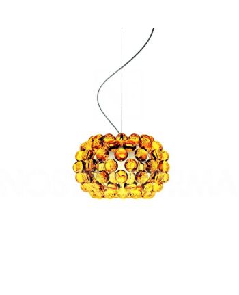 CORP DE ILUMINAT PE FIR BUBBLE GLASS DIA 35CM CHIHLIMBAR