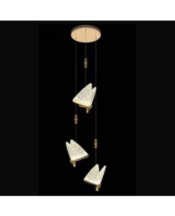 CORP DE ILUMINAT PE FIR BUTTERFLY R3 TRANSPARENT + AURIU