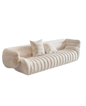 CANAPEA BROOKLIN 3S 242 CM CREM CATIFELAT