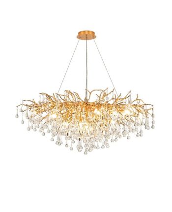 CANDELABRU DIVINO AURIU + STICLA TRANSPARENTA