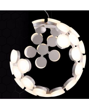 CORP DE ILUMINAT PE FIR GRAVITY ALB