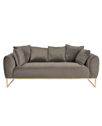 CANAPEA HOUSTON BEJ CATIFELAT CC250-03 - PICIOR AURIU - 195CM