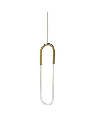 CORP DE ILUMINAT PE FIR CLIPS L 79CM AURIU+ALB