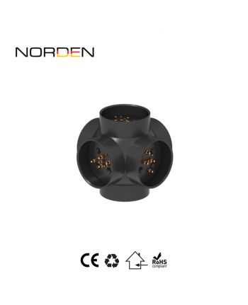 CONECTOR 6 DIRECTII SINA NORDEN 5MM