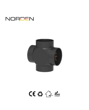 CONECTOR CVADRUPLU SINA NORDEN 5MM