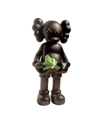 STATUETA DECORATIVA COCO-M 30 CM NEGRU