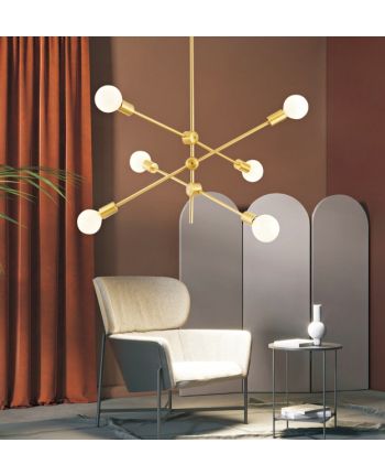 CORP DE ILUMINAT PE FIR BARELLO 6 AURIU