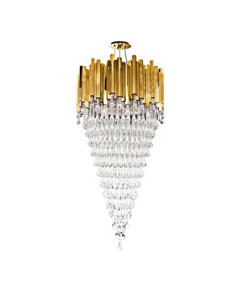 CORP DE ILUMINAT PE FIR AMPHIA A AURIU + STICLA TRANSPARENTA