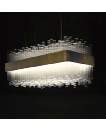 CORP DE ILUMINAT PE FIR ELYSEE A-139 AURIU + STICLA TRANSPARENTA