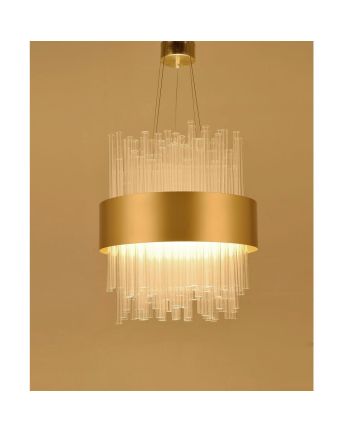 CORP DE ILUMINAT PE FIR ELYSEE B-52 AURIU + STICLA TRANSPARENTA