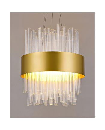 CORP DE ILUMINAT PE FIR ELYSEE B-78 AURIU + STICLA TRANSPARENTA