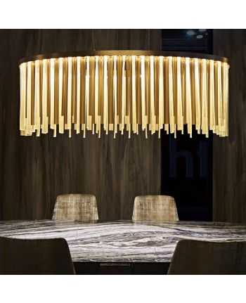 CORP DE ILUMINAT PE FIR LAMIOS AURIU 145 CM