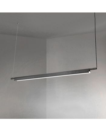 CORP DE ILUMINAT PE FIR SPINOSA 180 CM NEGRU