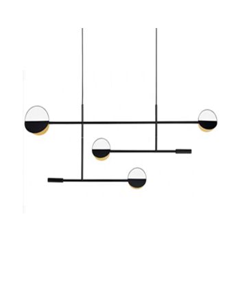 CORP DE ILUMINAT PE FIR VITRIS NEGRU