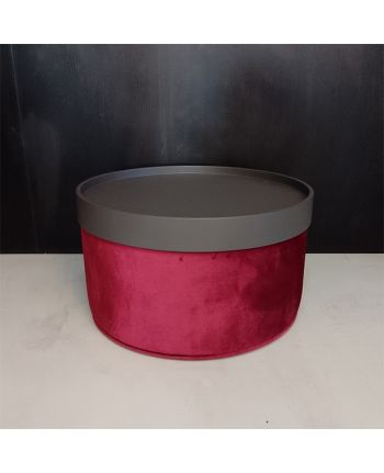 TABURET TAPITAT DAKAR 60 CM / GRENA + TAVA MDF GRI