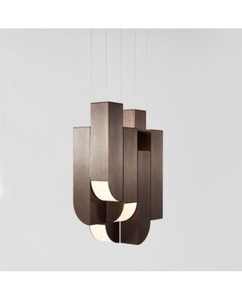 CORP DE ILUMINAT PE FIR DECO LIGHT 8 BRONZ