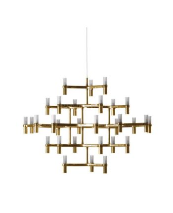 CORP DE ILUMINAT PE FIR DEMO 30 AURIU+ALB