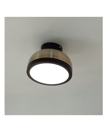 PLAFONIERA DOMIS DIA 20CM AURIU + NEGRU