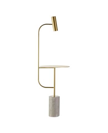 LAMPA DE PODEA DUPLEX-UP ALAMA + MARMURA NATURALA ALBA