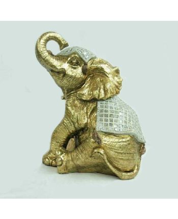 STATUETA DECORATIVA ELEFANT AURIU H44 CM