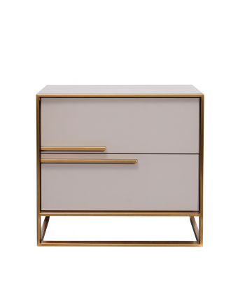 NOPTIERA IRENE / MDF GRI + PICIOR AURIU