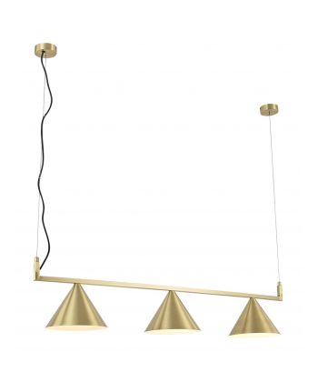 CORP DE ILUMINAT PE FIR THREE CONES AURIU